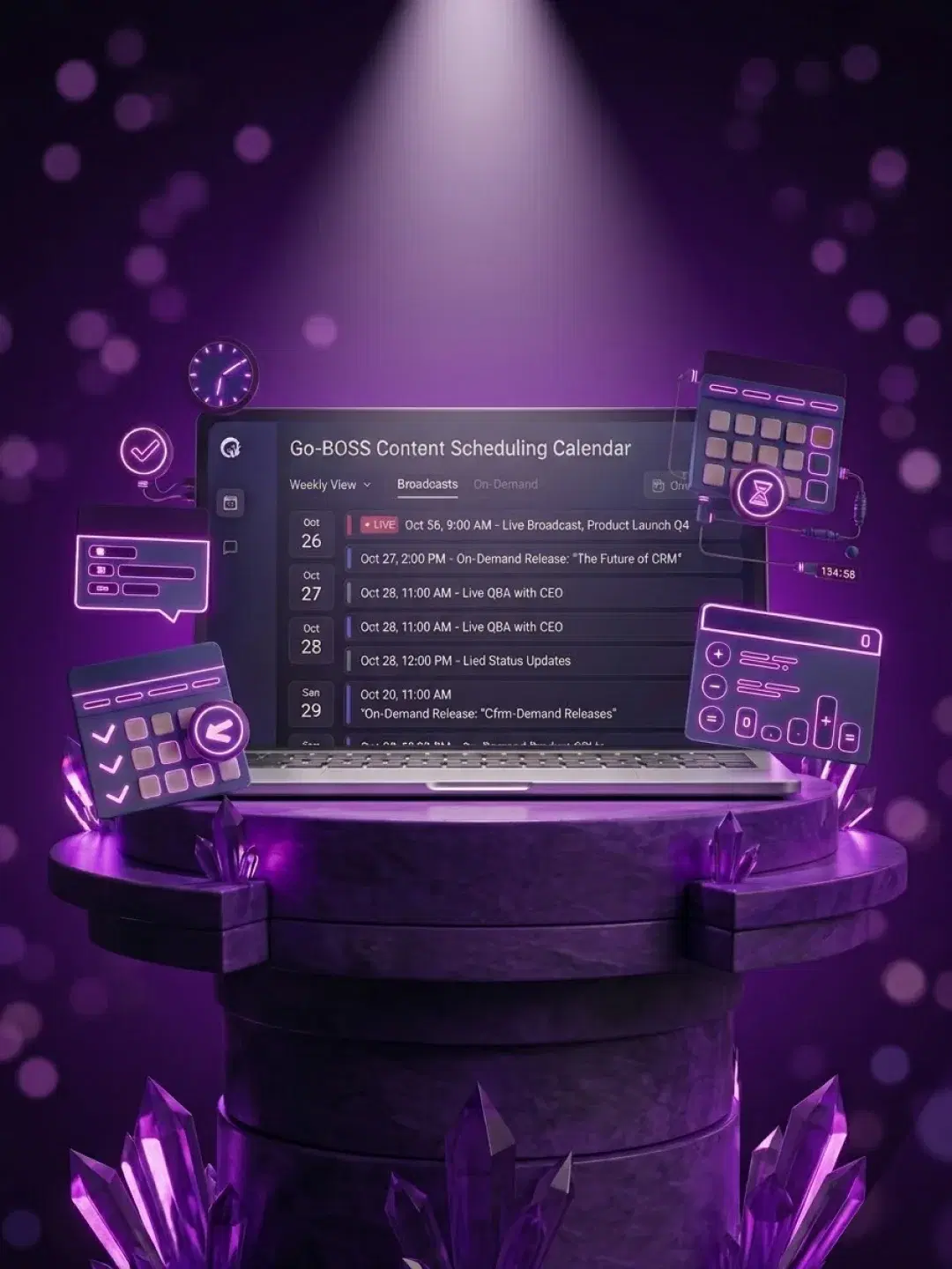 Publish on your schedule showcase image